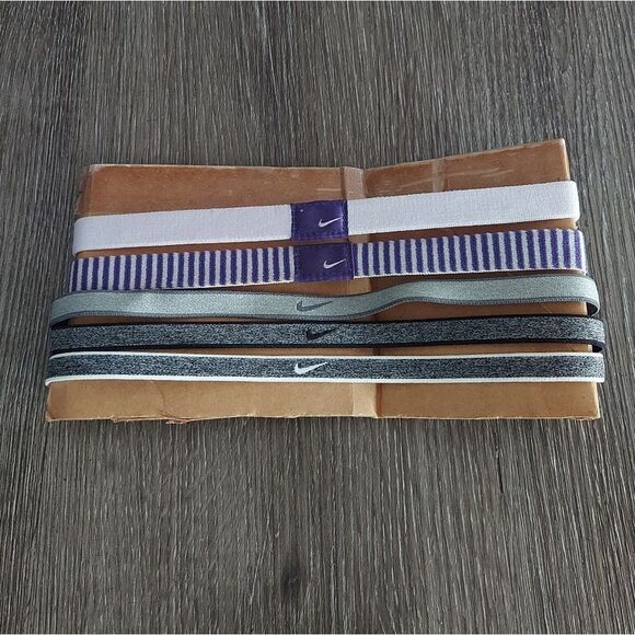 Nike Hairbands Set - Purple & Gray - Picture 1 of 2